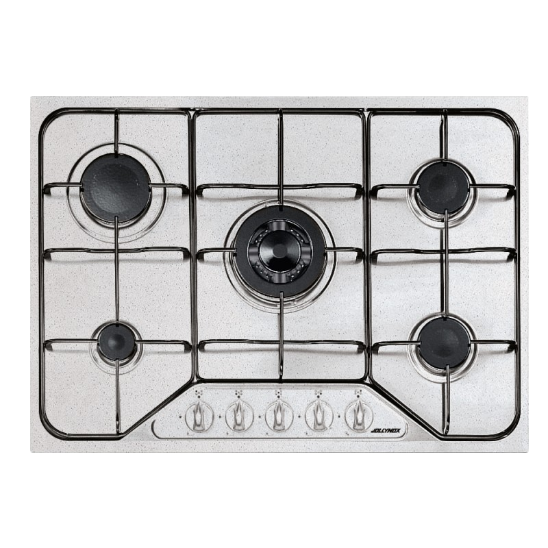 SETTANTA 70 cm built-in 4 gas burners + triple ring enamel pan support - Snow Granite SETTANTA 70 cm built-in 4 gas burners + triple ring enamel pan support - Snow Granite