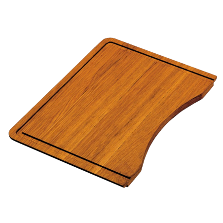 Rectangular iroko wood chopping board