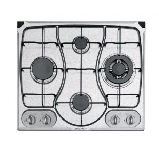 OMNIA 60 cm built-in hob 4 gas burners + Triple ring enamel pan support - Snow Granite