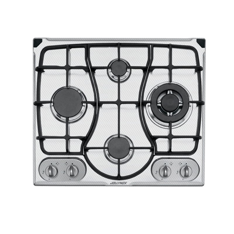 OMNIA 60 cm built-in hob 4 gas burners + Triple ring cast iron pan support - Decorated OMNIA 60 cm built-in hob 4 gas burners + Triple ring cast iron pan support - Decorated