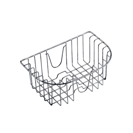 Cestello sospeso in acciaio inox brillantato