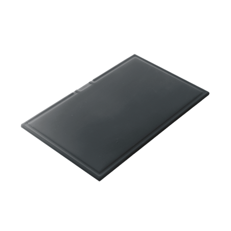 Rectangular chopping board in black HPL