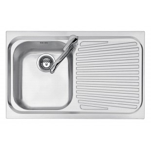 Lavello VEGA incasso inox 86x50 1 Vasca + gocciolatoio destro