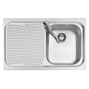 86x50 cm VEGA built-in sink - 1 bowl + left drainer