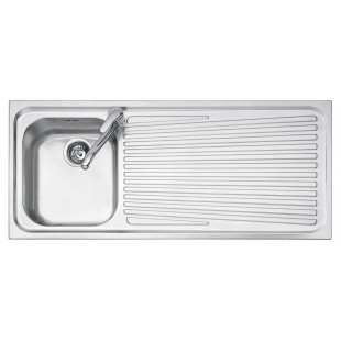 102x50 cm VEGA built-in sink - 1 bowl + right drainer