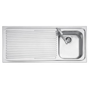 Lavello VEGA incasso inox 102x50 1 Vasca + gocciolatoio sinistro