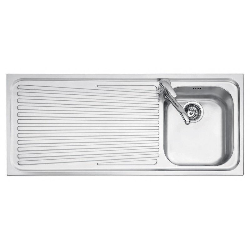 Lavello VEGA incasso inox 102x50 1 Vasca + gocciolatoio sinistro
