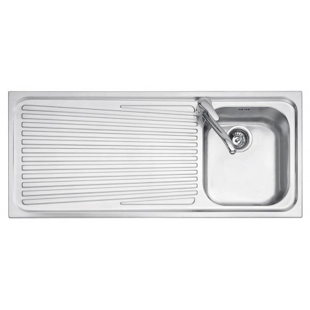 Lavello VEGA incasso inox 102x50 1 Vasca + gocciolatoio sinistro