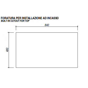 86x50 cm OMNIA built-in sink - 2 bowls